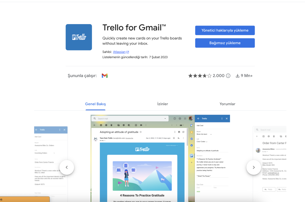 Gmail Trello Entegrasyonu