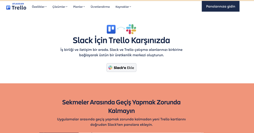 Slack Trello Entegrasyonu