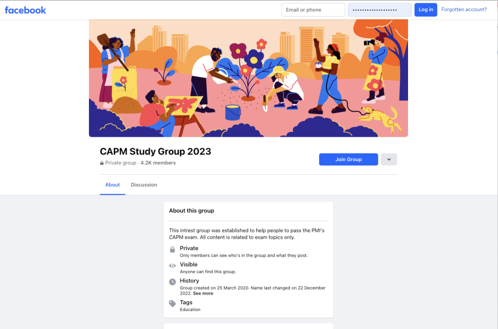 Facebook CAPM Sınavı Çalışma Grubu